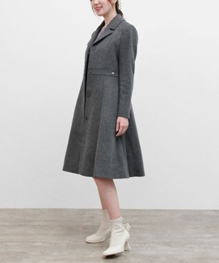 TOCCA 【消臭】MILKY PUFF ウールコート チャコールグレー系