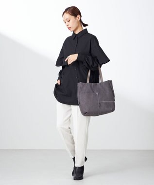 Y'SACCS デニムトートバッグ　Mサイズ グレー