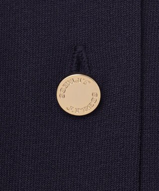 J.PRESS LADIES S 【洗える】レーヨンエリートストレッチ Vネック カーディガン ネイビー系