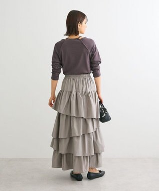 Green Parks ・ＳＵＧＡＲ　ＳＰＯＯＮ　レイヤードライクリブロンＴＥＥ Charcoal Gray