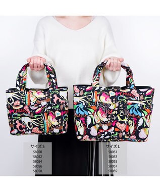 tsumori chisato CARRY カットオブツールバッグS　ハッピースタッフ　トートバッグ ブラック
