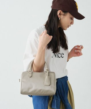 russet クラウズナイロン2WAYミニボストンバッグ(CE-1720-WEB) Gray