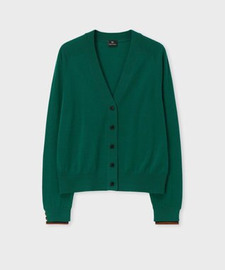 Paul Smith ハイゲージ ニット カーディガン グリーン