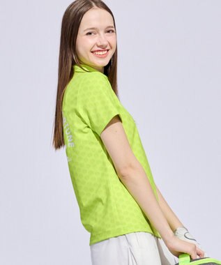 PW CIRCULUS 【WOMEN】エレファント ドットモックネック  ゴルフウェア レディース ライトグリーン系5