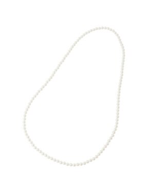 Green Parks ・ＨＡＬＦ　ＴＩＭＥ　パール３連ネックレス（金属フ White