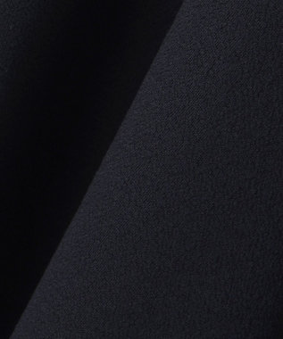 自由区 L 【セットアップ対応・洗える】ブークレダンボールフレア スカート ネイビー