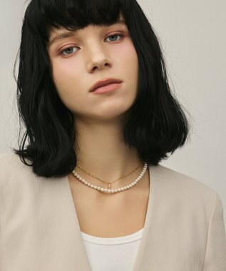 GRACE CONTINENTAL パール2連ネックレス