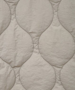 earth music&ecology ラグラン切替キルティングブルゾン Gray Beige