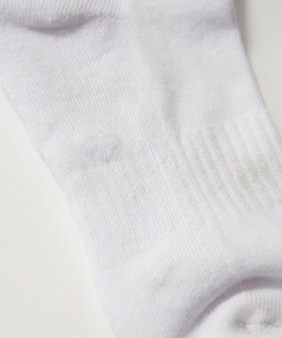 FILA GOLF／marie claire 【marie claire SPORT】ブランドロゴ入りニーハイソックス ホワイト