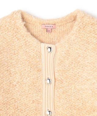 TOCCA LOP EARED POODLE ニットアウター アイボリー系