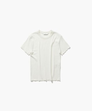ATON FRESCA CIRCULAR RIB | パーフェクトフィットプルオーバー WHITE