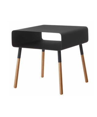 tower ローサイドテーブル プレーン ブラック ブラック