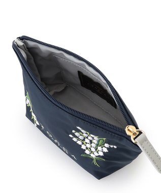 TOCCA 【一部カラー撥水】BOUQUET DE REVE POUCH ポーチ ネイビー系