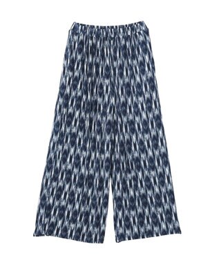 Green Parks シアーカットワイドパンツ Blue