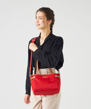 LA BAGAGERIE 【撥水ナイロン】ベーシック2WAYミニトート レッド