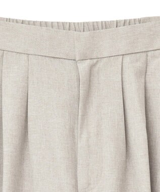 CRAFT STANDARD BOUTIQUE リネンライク3タックパンツ Beige