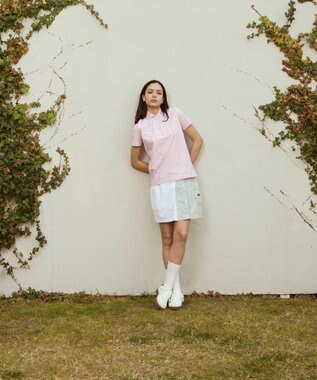 FILA GOLF／marie claire 【Kappa】半袖ポロシャツ ピンク