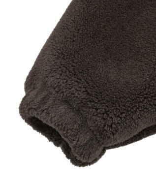 AMERICAN HOLIC スタンドカラーミニファーブルゾン Brown