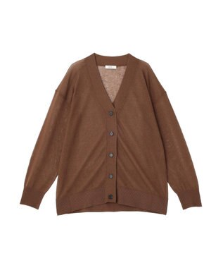 earth music&ecology シアーＶネックカーディガン