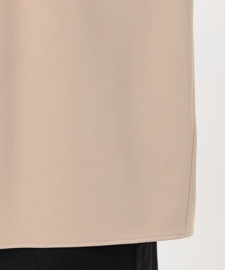 23区 【エステータ】コットンダブルクロス 長袖ブラウス グレージュ系