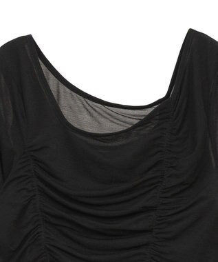 AMERICAN HOLIC 【2点SET】アシメシアーT＋ラメインナー Black