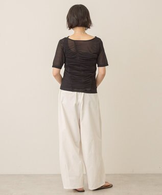 AMERICAN HOLIC 【2点SET】アシメシアーT＋ラメインナー Black