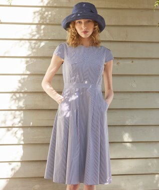 TOCCA 【洗える】STRIPE PARTY ドレス ブルー系5