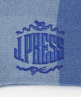 J.PRESS KIDS 【19-26cm】ボーダーソックス ブルー系