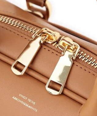 23区 【Oggi掲載】ミニ ボストンバッグ キャメル系