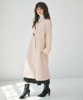 Feroux ダッフルデザインAライン コート アイボリー系