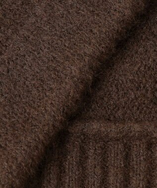 ANY SIS L 【前後着用可能】Airニット カーディガン ブラウン