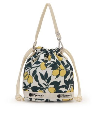 LeSportsac DRAWSTRING BUCKET CHARM/レモンオーチャード レモンオーチャード