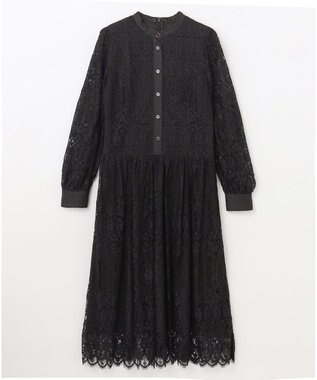 GRACE CONTINENTAL レースボウタイワンピース ブラック