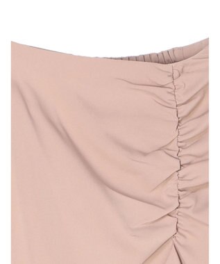 earth music&ecology 切り替えラッフルスカート Dark Pink