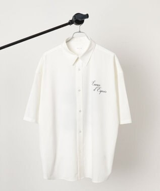 WEGO アムンゼンフォトプリントBIGシャツ（SS） ホワイト