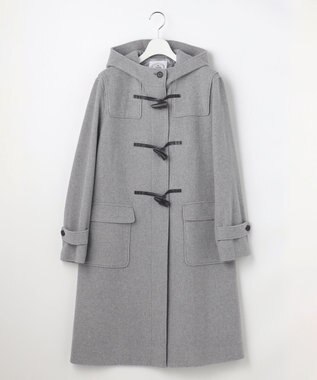 J.PRESS LADIES 【人気定番アイテム】Jackal ソフトメルトン ダッフル コート ライトグレー系