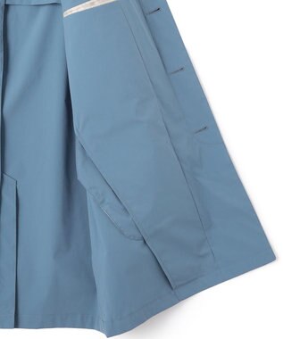 J.PRESS MEN 【ビジネス対応可】【撥水加工 / ウォッシャブル可】テクニカルライトポプリン ドレスカーコート サックスブルー系