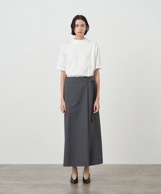 ATON DRY COTTON JERSEY | モックネックTシャツ WHITE