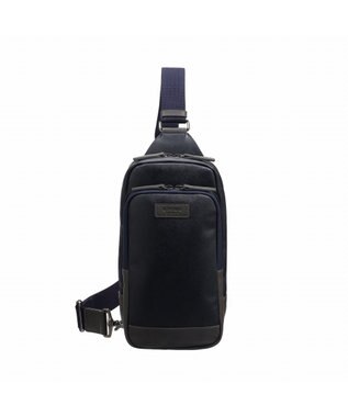 ACE BAGS & LUGGAGE ultima tokyo デルタ ボディバッグ フロントファスナーポケット 17366 ウルティマトーキョー ネイビー×グレー