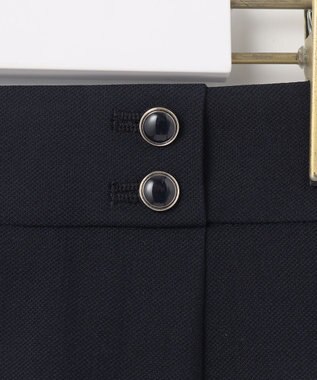 ANY SIS S 【低身長企画】ライトドビー スカート ネイビー