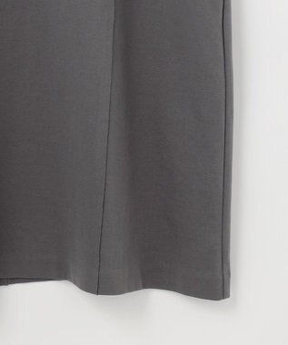 自由区 L 【洗える】エアーポンチ ワンピース チャコール