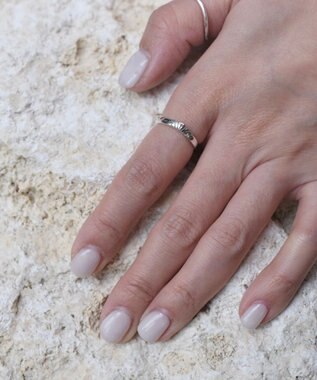 新品未使用 ポールスミス Shadow Stripe Embossオープンリング Shadow Stripe Emboss