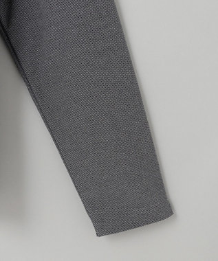 GOTAIRIKU ジャケットのインナーに最適【WEB&一部店舗限定】キレイ目 鹿の子 ビズ長袖Tシャツ ライトグレー系