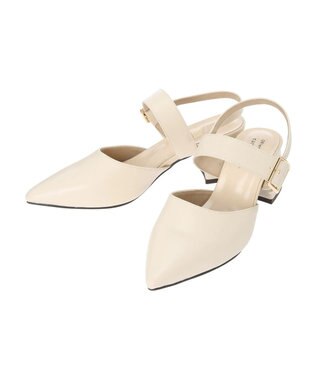 earth music&ecology ＯＲｉｅｎｔａｌ　ＴＲａｆｆｉｃ　ベルトパンプス Ivory