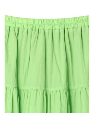 Green Parks ・ＥＬＥＮＣＡＲＥ　ＤＵＥ　ナイロンティアードスカート Green
