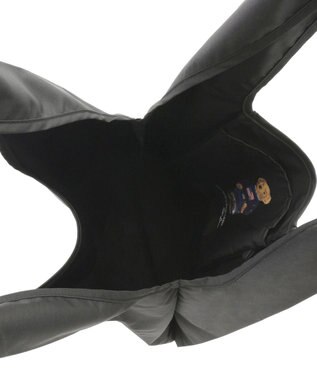 MOONBAT POLO RALPH LAUREN(ポロ ラルフローレン) ポケッタブルレインバッグ　フラッグベア ブラック