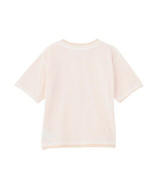 AMERICAN HOLIC 【2点セット】レイヤードシアーTシャツ Off White