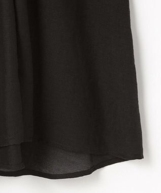 Feroux ダブルリボンシアー ブラウス ブラック系