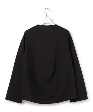 23区 S 【先行予約】コンパクトツイル Vネック カットソー ブラック系