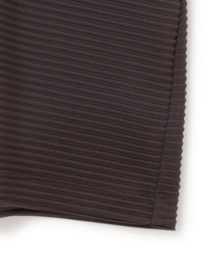 JOSEPH HOMME タックリップルジャージー　クルーネックTシャツ ダークブラウン系